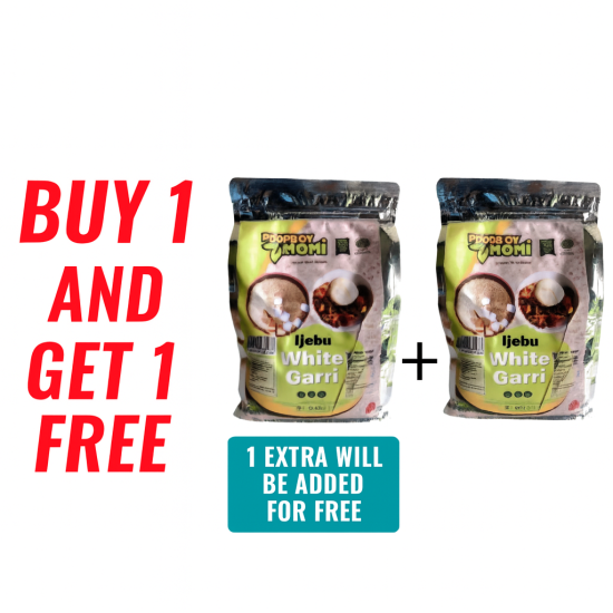 Ijebu Garri 1Kg - Buy 1 get 1 Free Foodsbymomi